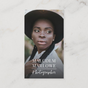 Carte De Visite Photo photographe moderne