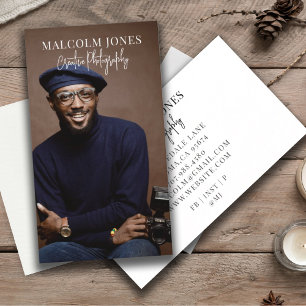 Carte De Visite Photo photographe moderne