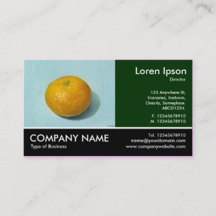 Carte De Visite Photo Pied - Dk Green - Clementine (Peinture)