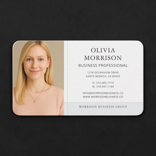 Carte De Visite Photo Professionnel (Créateur téléchargé)