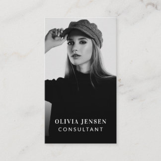 Carte De Visite Photo professionnelle minimale