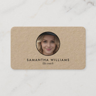 Carte De Visite Photo QR personnalisée 🛤️ Life Coach