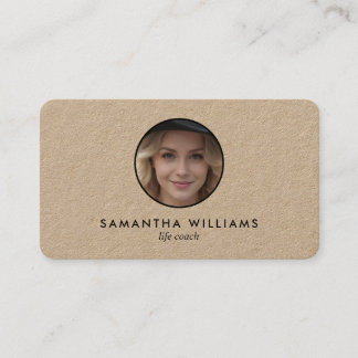 Carte De Visite Photo QR personnalisée 🛤️ Life Coach