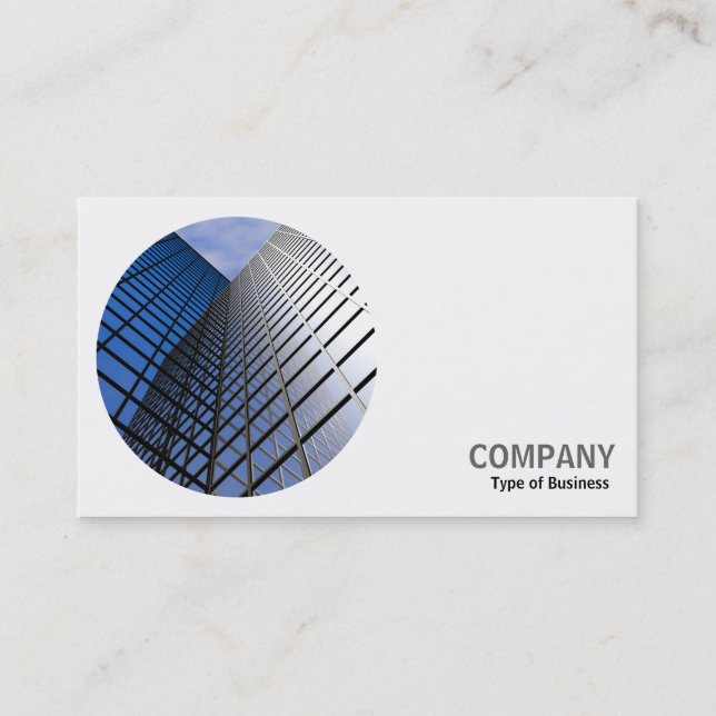 Carte De Visite Photo ronde - Bloc de bureau (Devant)