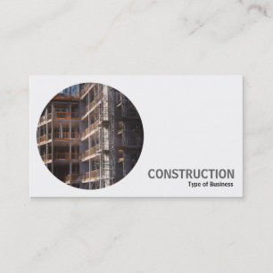 Carte De Visite Photo ronde - Construction
