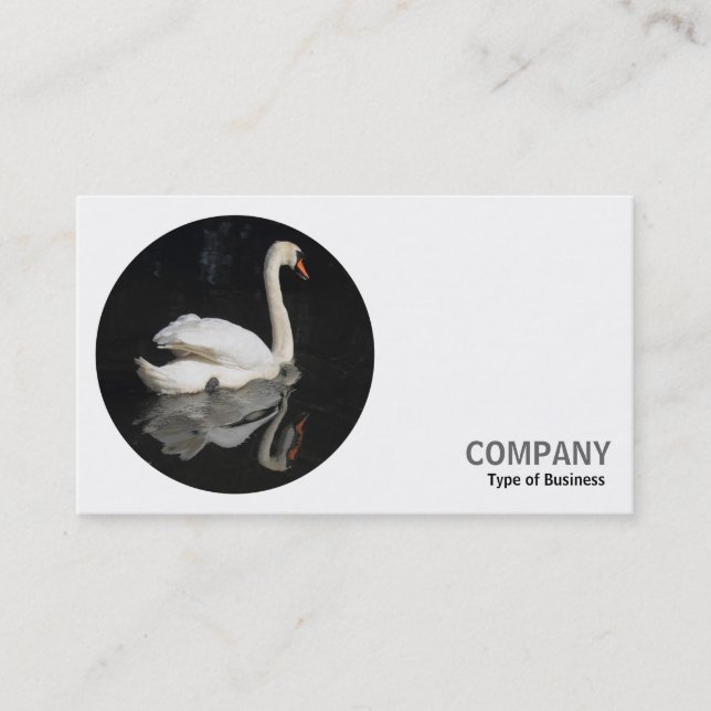 Carte De Visite Photo ronde - Swan 02 (Devant)