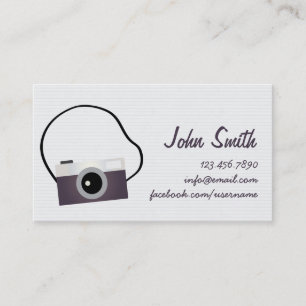Carte de visite photo simple