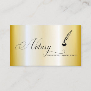 Carte De Visite *~* PHOTO - Stamp Pen Signer Agent Notaire