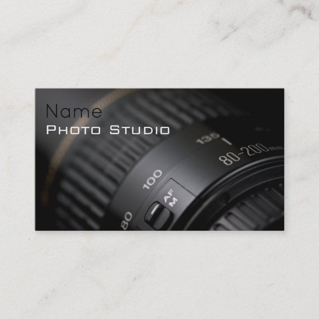Carte de visite Photo Studio (Devant)