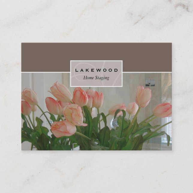 Carte de visite photo Tulip Staging / Stager (Devant)