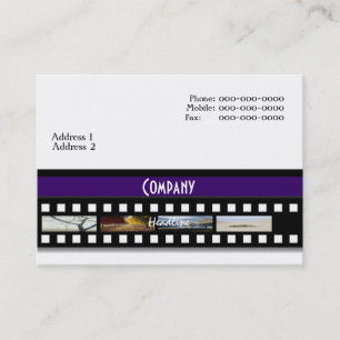 Carte de visite photographe