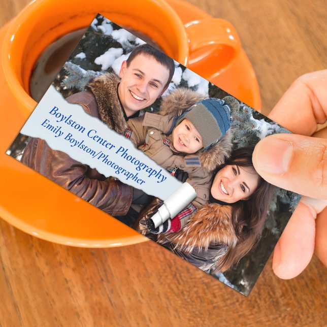 Carte de visite photographe (Créateur téléchargé)