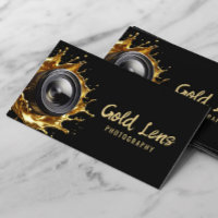 Photographe Abstrait Gold Lens Photographie modern