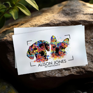 Carte De Visite Photographe animal - Photographie animale