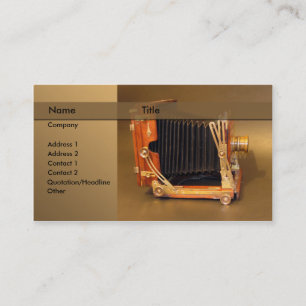 Carte De Visite photographe/appareil-photo