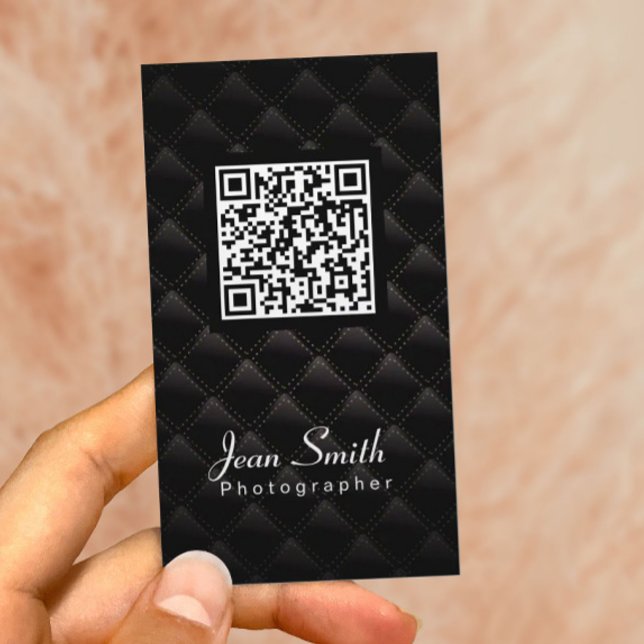 Carte De Visite Photographe de code QR (Créateur téléchargé)