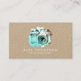 Carte De Visite Photographe de l'aquarelle KRAFT