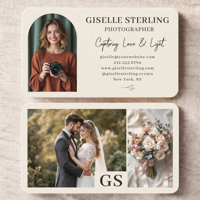 Carte De Visite Photographe de Mariage (Créateur téléchargé)