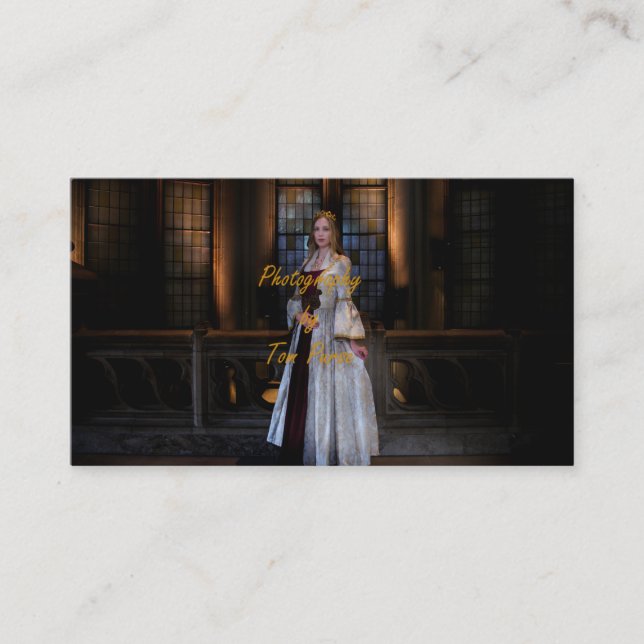 Carte de visite photographe de portrait (Devant)