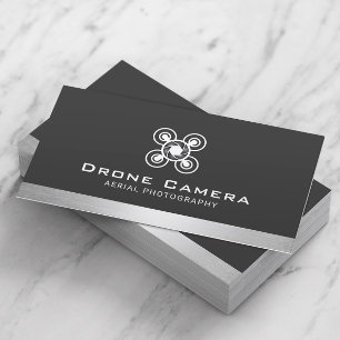 Carte De Visite Photographe de service de drone de photographie aé