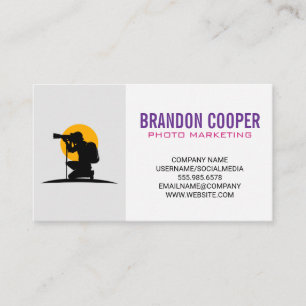 Carte De Visite Photographe Média Marketing