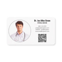 Photographe Médicale moderne Code QR 👩 minimalist