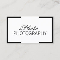 Photographe minimal de frontière noire de