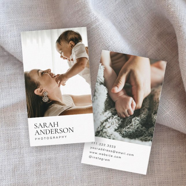 Carte De Visite Photographe moderne (Créateur téléchargé)