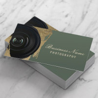 Photographe Moderne Green & Gold Photographie