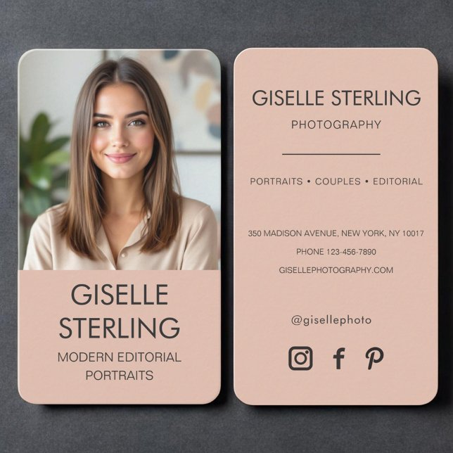 Carte De Visite Photographe Photo (Créateur téléchargé)