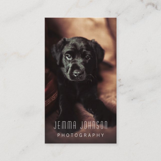 Carte De Visite Photographe Photographie Modèle photo Marketing (Devant)