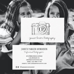 Carte De Visite Photographe professionnel