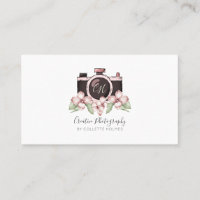Photographe vintage Camera rose Grey Florals