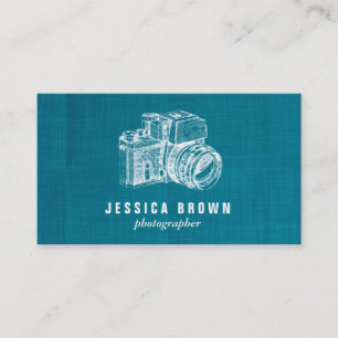 Carte de visite photographe Vintage professionnel