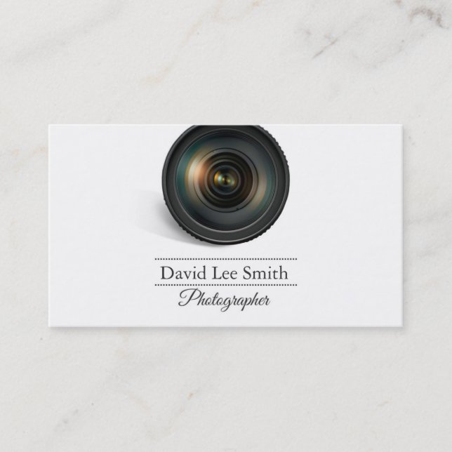 Carte De Visite Photographer Business card (Devant)