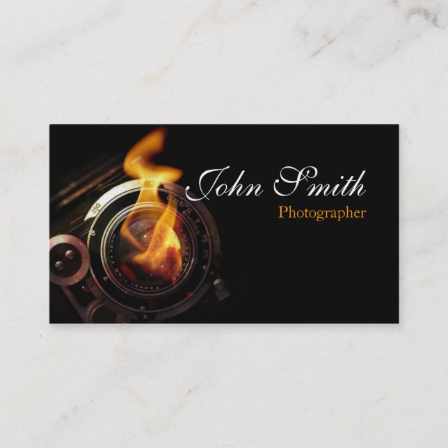 Carte De Visite Photographer Business Cards (Devant)