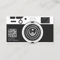 Photographie créative en noir et blanc Code Qr