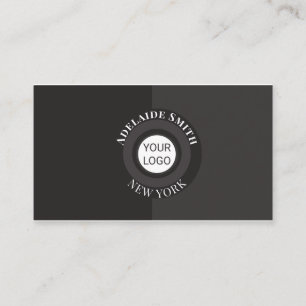 Carte de visite Photographie d'appareil photo noir