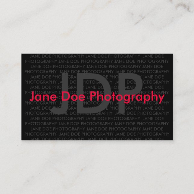CARTE DE VISITE PHOTOGRAPHIE DE DAINE DE JANE (Devant)