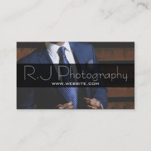 Carte De Visite Photographie de photographe moderne