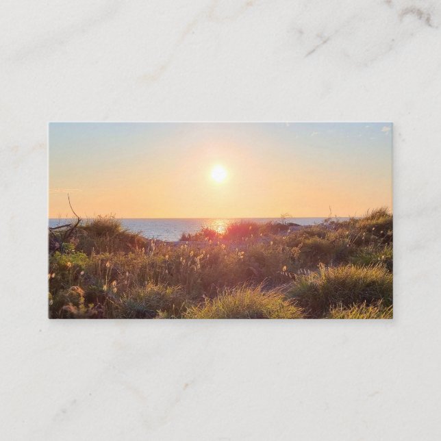 Carte De Visite Photographie du paysage naturel Code QR (Devant)