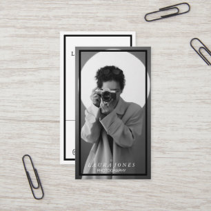 Carte De Visite Photographie du visualiseur de lentilles de caméra