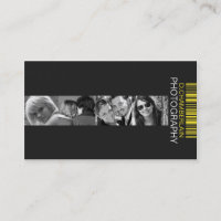 Photographie et code barres - jaune