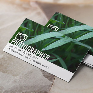 Carte De Visite Photographie faite sur commande professionnelle