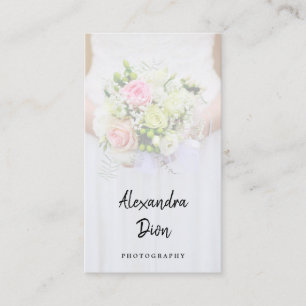 Carte De Visite Photographie minimaliste élégante et moderne