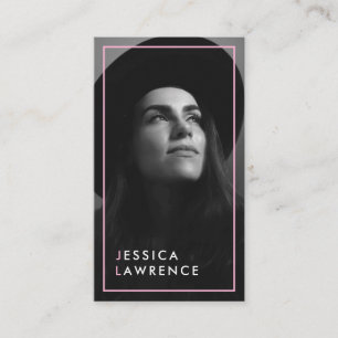 Carte De Visite Photographie moderne de modèles d'acteurs de photo