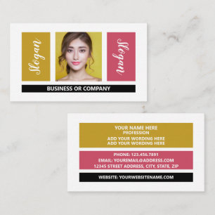 Carte De Visite Photographie personnalisée - Style rétro