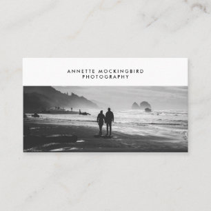 Carte De Visite Photographie professionnelle de minimaliste de