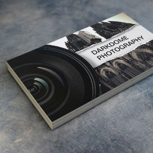 Carte De Visite Photographie professionnelle en noir et blanc