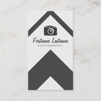 Carte De Visite Photographie simple en noir et blanc